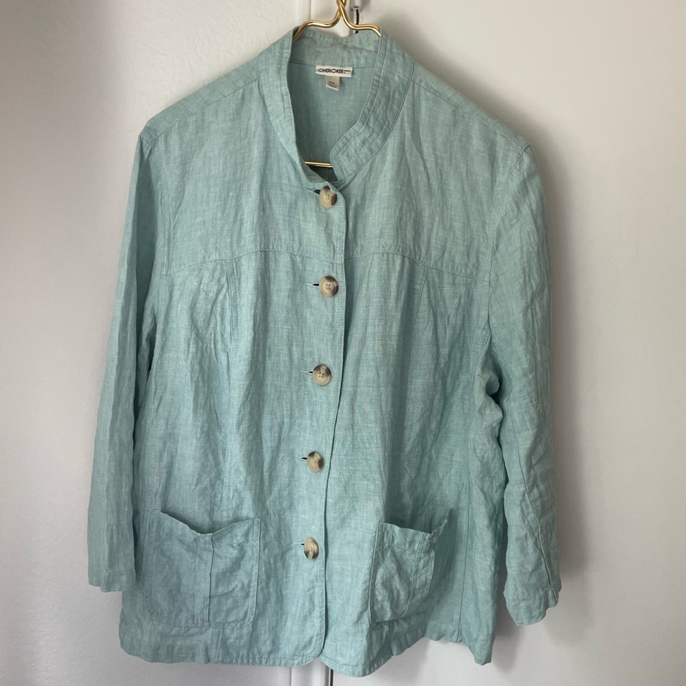 100% Linen Jacket - Picture 8 of 11